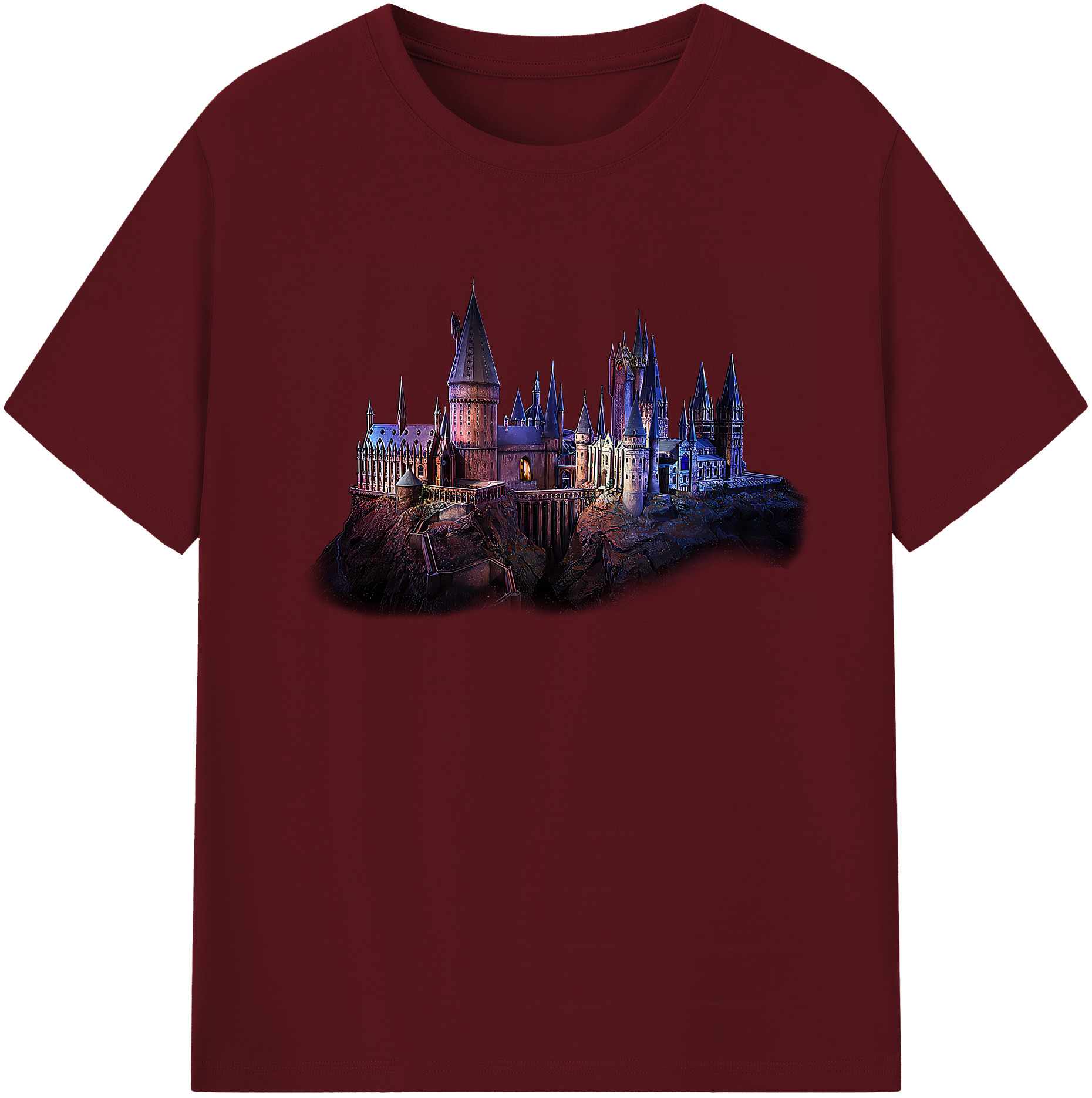 （画像用） Harry Potter ハリー・ポッターシリーズ 綿100％半袖Tシャツ（フロントプリント）